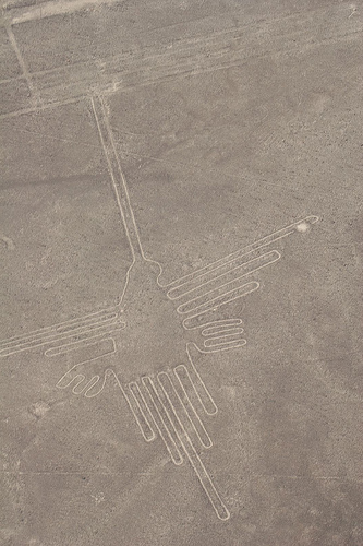 The Nazca Lines...the hummingbird